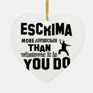 fantastischer escrima Entwurf Keramikornament