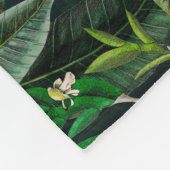 Fantastischer, fabelhafter Regenwald mitten in der Fleecedecke (Ecke)