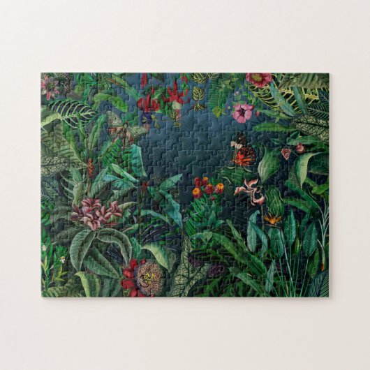 Fantastischer, fabelhafter Regenwald mitten in der Puzzle (Horizontal)