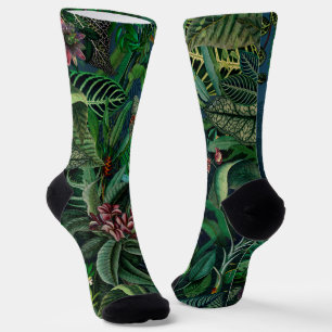 Fantastischer, fabelhafter Regenwald mitten in der Socken