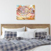 Fantastischer Fisch Leinwanddruck (Insitu (Schlafzimmer))