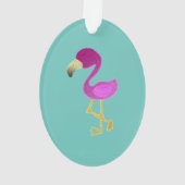 Fantastischer Flamingo Ornament (Rückseite)