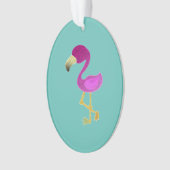 Fantastischer Flamingo Ornament (Vorderseite)