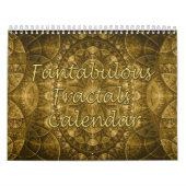 Fantastischer Fraktal-Kalender Kalender (Titelbild)