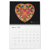 Fantastischer Fraktal-Kalender Kalender (Feb 2027)