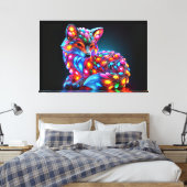 Fantastischer Fuchs Leinwanddruck (Insitu (Schlafzimmer))