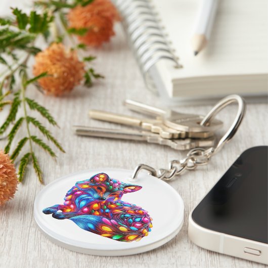 Fantastischer Fuchs Schlüsselanhänger (Vorderseite rechts)