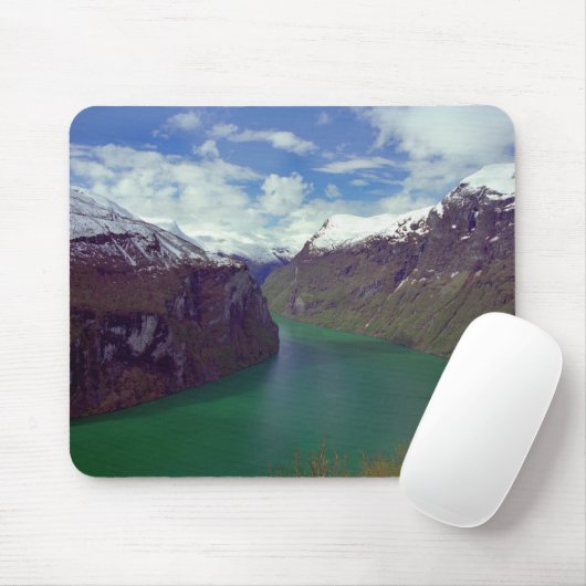 Fantastischer Geiranger Fjord Mousepad (Mit Mouse)