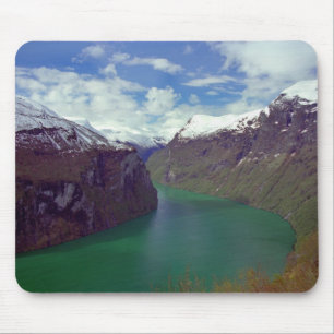 Fantastischer Geiranger Fjord Mousepad