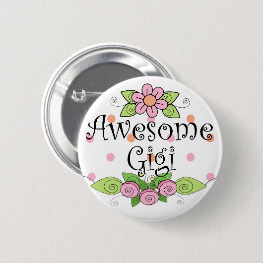 Fantastischer Gigi T - Shirt Button (Vorne & Hinten)