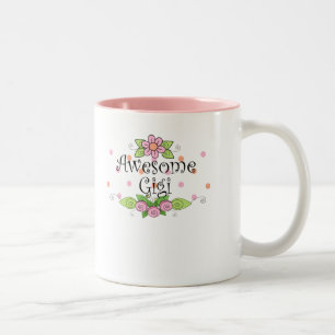 Fantastischer Gigi T - Shirt Zweifarbige Tasse