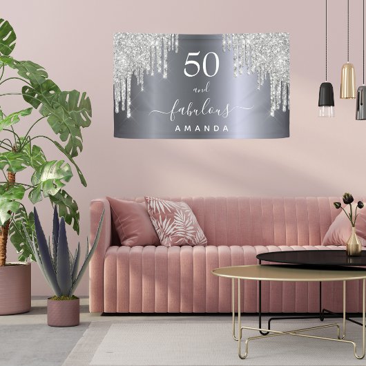 Fantastischer Glitzer Banner