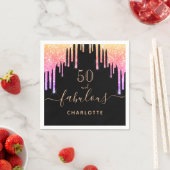 Fantastischer Glitzer zum Geburtstag Serviette (Beispiel)