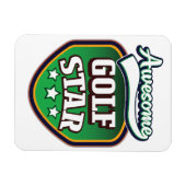 Fantastischer Golfstar Magnet (Horizontal)