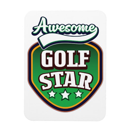 Fantastischer Golfstar Magnet (Vertikal)