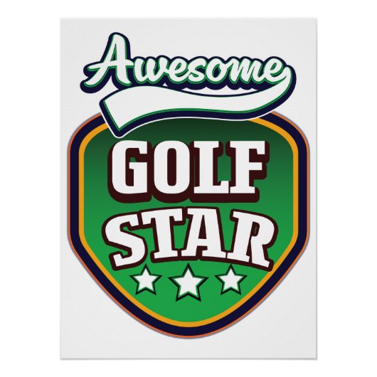 Fantastischer Golfstar Poster (Vorderseite)