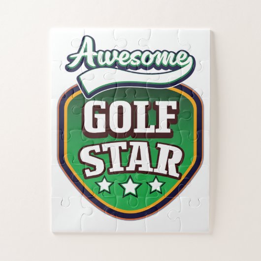 Fantastischer Golfstar Puzzle (Vertikal)