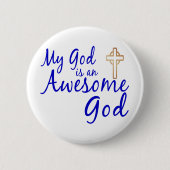 Fantastischer Gott Button (Vorderseite)