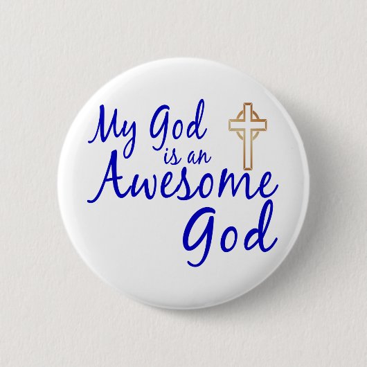 Fantastischer Gott Button (Vorderseite)