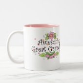 Fantastischer großer Großmutter-T - Shirt Zweifarbige Tasse (Links)