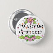 Fantastischer Großmutter-T - Shirt Button (Vorne & Hinten)