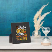 Fantastischer Halloween-Lehrer der 4. Klasse Fotoplatte (InSitu)