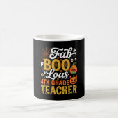 Fantastischer Halloween-Lehrer der 4. Klasse Kaffeetasse (Mittel)