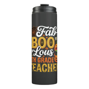 Fantastischer Halloween-Lehrer der 4. Klasse Thermosbecher