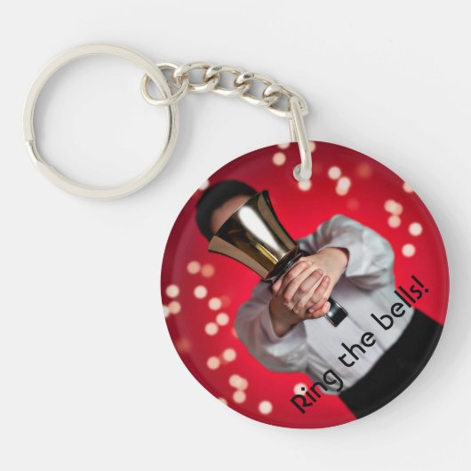 Fantastischer Handbell-Schlüsselanhänger Schlüsselanhänger (Vorderseite)