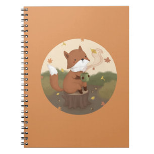 Fantastischer Herbst: Fuchs Notizblock