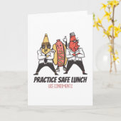 Fantastischer Hot Dog Karte (Gelbe Blume)