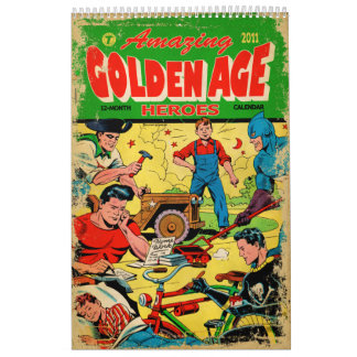 Fantastischer Kalender der goldenes