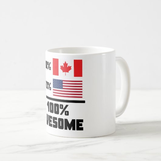 Fantastischer kanadischer Amerikaner Kaffeetasse (VorderseiteRechts)