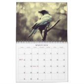 Fantastischer Krähen-Fotografie-Kalender Kalender (Mär 2026)