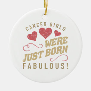 Fantastischer Krebs für Frauen Keramik Ornament
