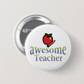 fantastischer Lehrer Button (Vorne & Hinten)