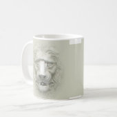 Fantastischer Löwe 3D Kaffeetasse (Vorderseite Links)