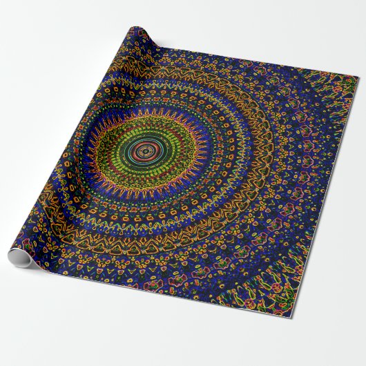 Fantastischer Mandala Geschenkpapier (Ungerollt)