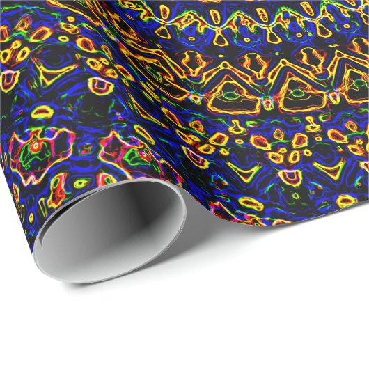 Fantastischer Mandala Geschenkpapier (Rolleneckpunkt)