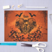 Fantastischer mechanischer Schädel Seidenpapier (Handwerk)