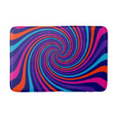 Fantastischer mehrfarbiger Strudel-Entwurf Badematte (Vorderseite)