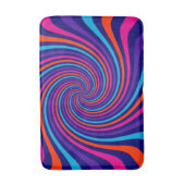 Fantastischer mehrfarbiger Strudel-Entwurf Badematte (Vorderseite Vertikal)