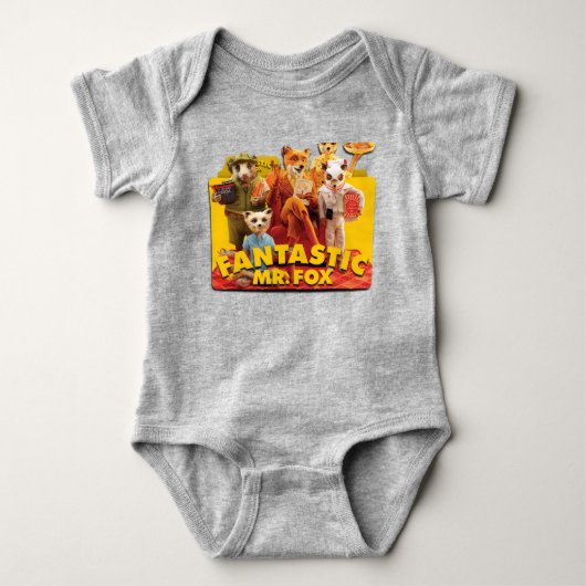 Fantastischer Mr. Fuchs Baby Strampler (Vorderseite)