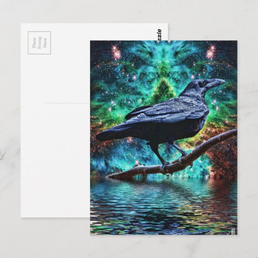 Fantastischer Nachtraf Postkarte (Vorne/Hinten)