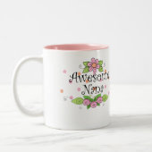 Fantastischer Nana-T - Shirt Zweifarbige Tasse (Links)