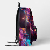 Fantastischer Nebel Abstrakter Raum 1 Bedruckter Rucksack (Links)