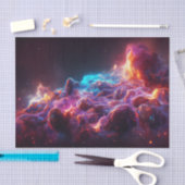 Fantastischer Nebel Abstrakter Raum 1 Seidenpapier (Handwerk)