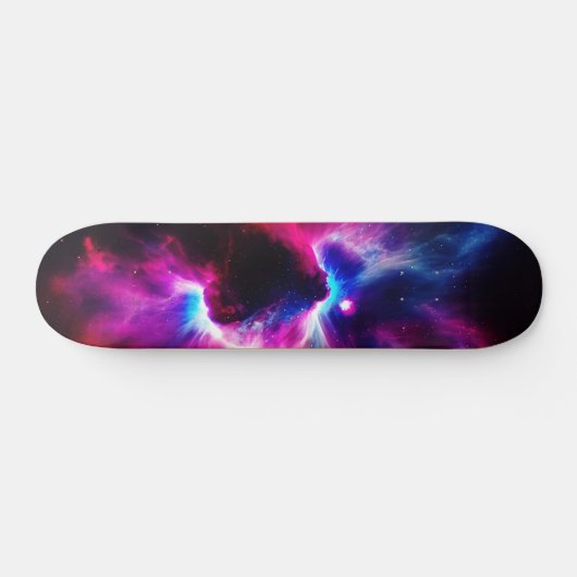 Fantastischer Nebel Abstrakter Raum 3 Skateboard (Horizontal)