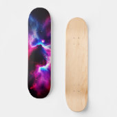 Fantastischer Nebel Abstrakter Raum 3 Skateboard (Vorderseite)