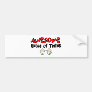 FANTASTISCHER ONKEL DER ZWILLINGE AUTOAUFKLEBER